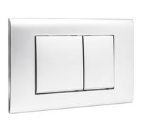 Plaque Commande WC Suspendu pour Geberit Sigma 01,20,30,UP300/320 Blanche | Chasse d'eau,Bouton Poussoir,Déclenchement，Double Flushing,Modèle 115770115,245 × 164 Mm