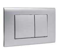 Plaque Commande WC Suspendu pour Geberit Sigma Gamme,UP300/320 Argenté Mat | Chasse D'eau,Bouton Poussoir,Déclenchement，Double Flushing,Modèle 115770115,245 × 164 Mm