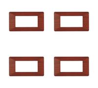Plaque compatible ViMAR plana, plaques en plastique ensemble 4 pièces 4 places pour remplacement des plaques existantes - s'adaptent parfaitement au support d'origine