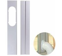 Plaque d’étanchéité pour climatiseur portable - Virex - Réglable 55-110 cm - Ouverture 7,5x20 cm - 2 pièces - PVC