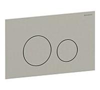 Plaque Geberit Sigma40 ronde DT acier nickel brossé - GEBERIT 115.628.ID.1