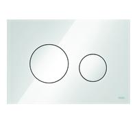 Tece Commande de chasse d'eau TECEloop verre blanc / blanc 9240650
