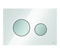 Tece Plaque d'actionnement TECEloop 9.240.659 verre blanc boutons chrome mat