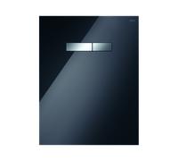 Tece Plaque de verre supérieure TECElux 9650004 – Commande manuelle, noir/chrome brillant