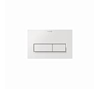 Plaque d'actionneur carrée UNIFIX Kludi 32PP0143 244 x 160 mm blanc brillant