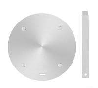 Plaque d'adaptation à induction en acier inoxydable or rose pour une cuisson efficace et une distribution uniforme compatible avec diverses tables de cuisson 16 cm (20)