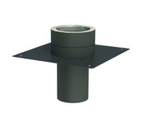 Plaque d'adaptation jusqu'à 450°C/N1 - double paroi - Jeremias DW-GREY 130 mm