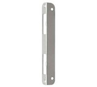 Plaque d'angle porte serrure 170mmDIN R+L 20mm rd.Nickel-si