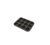 Gobel – Plaque à 12 muffins – Acier – Revêtement antiadhérent bicouche sans PFAS – Qualité pro