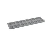 Plaque de 20 mini madeleines en acier antiadhésif 20 x 26 cm