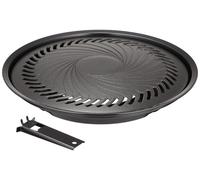 Plaque de barbecue coréen - Plaque grill antiadhésive - Grande taille - Cuisson et vapeur - Pour intérieur et extérieur