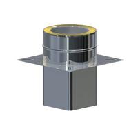 Plaque de base avec insert rond ou carré - double paroi - Reuter DW-GREEN Eckig, 400 mm