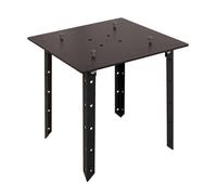 Plaque De Base Pour Parasol Xxl Hwc-D20, A96 Et Meran Pro, Métal 24kg Noir