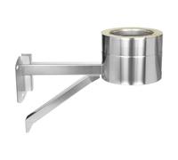 Plaque de base ronde avec purge abaissé et support réglable jusqu'à 200 mm - double paroi - TEC-DW-DESIGN 250mm