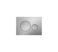 Plaque de cde ineo moondance dispositif double chasse chromé satiné 203x6x145 - LAUFEN H9001160070001