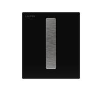 Plaque de cde urinoir lis ineo au102 en verre noir bouton acier br 125x10x145 - LAUFEN H9091021240001