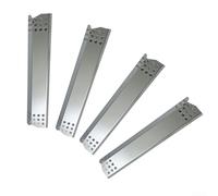 Plaque de Chaleur 4pcs pour Gril à pour gaz Master 720-0697 720-0830H - Diffuseur pour robuste Résistant Barbecue Extérieur 14 9/16x3 3/8 Pouces