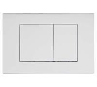 Plaque de chasse blanche mate pour systèmes Geberit Duofix Sigma/Delta/Basic