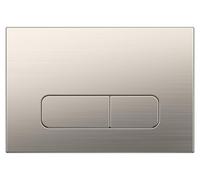 Plaque de chasse en nickel brossé pour systèmes Geberit Duofix Sigma/Delta/Basic