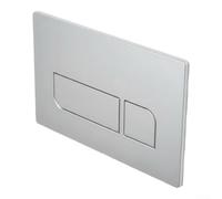 Plaque de chasse encastrée de rechange compatible avec panneau de réservoir d'eau Geberit ABS double bouton de chasse d'eau de salle de bain accessoire de réparation