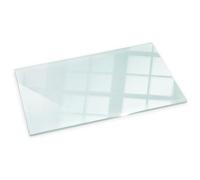 Plaque de Cheminée 100x50 cm Rectangular Base de Foyer Transparent Plaque de Protection Contre Les Étincelles Élégant Protecteur de Sol Résistant à la Chaleur