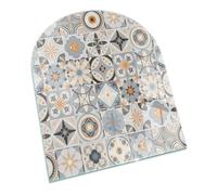 Plaque de Cheminée 80x70 cm Protecteur de Sol pour Poêle Résistant à la Chaleur Plaque de Protection Contre Les Étincelles Imprimé Élégant Arc - Motifs de mosaïque dans Les Carreaux