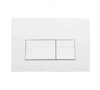 Plaque de commande à câble 2 touches réservoir WC encastré EVO et ALLIA blanche
