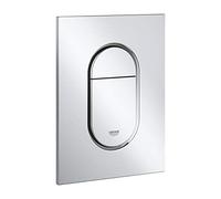 GROHE Plaque de déclenchement Arena Cosmopolitan S – StarLight Chrome – 2 volumes – 37624000