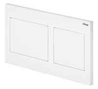 Viega WC plaque d'actionnement VfS 21 832483 8611. 2000 en plastique en blanc mat