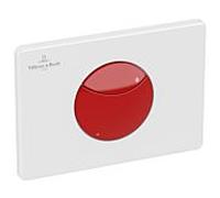 Plaque de commande de toilettes Villeroy et Boch 922374P4 20,5 x 14,5 x 2,2 cm, plastique, pour enfants, rouge cerise