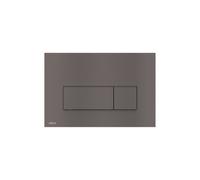 Plaque de commande double touche gun metal (M57-GM-M)