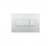 Plaque de commande double touche pour WC suspendu, Chrome brillant (M371)