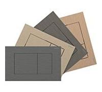 Plaque de commande Geberit Sigma40 004611002, galvanisée, double affleurement, carrée