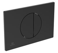 Ideal Standard plaque de commande de toilettes Oleas M4 R0503A6 230x7,5x150, mécanique, noir