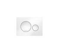 Plaque de commande ineo moondance dispositif double chasse blanc 203x6x145 mm - LAUFEN H9001160000001