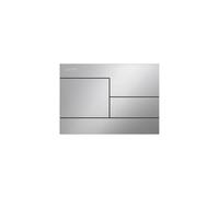 Plaque de commande ineo skyline dispositif double chasse chromé satiné 208x6x148 - LAUFEN H9001180070001