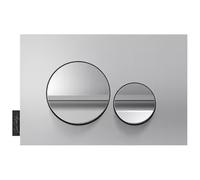 Jacob Delafon - Plaque de Commande WC Suspendu - Compatible bâtis-support Jacob Delafon - Touches Rondes - Plaque Chrome Mat, Touches Chrome - E20859-CP-MTC