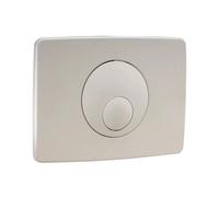 Plaque de commande NICOLL Double volume - Blanche - 0709176
