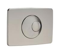 Plaque de commande NICOLL Double volume - Chromé velours - 0709187