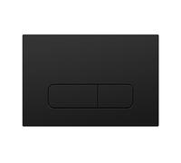 Plaque de Commande Noir Mat - Compatible avec Geberit Duofix Sigma/Delta/Basic - Double Chasse - Wunderbad