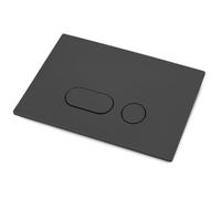 Plaque De Commande, Plaque De Commande Wc, Double Chasse D'Eau, Avec Kit De Levier De Chasse Et Cadre De Montage, Compatible Avec Sigma 01, 20, 30, 50, Up320 (Noir)