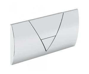Plaque de commande pour réservoir WC encastré Viega double volume blanc alpin