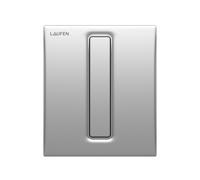 Plaque de commande pour urinoir lis ineo au101 chromé satiné 125x26x145 mm - LAUFEN H9091010070001