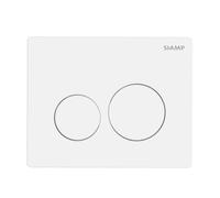 Plaque de commande SIAMP Sphère Ingenio blanc