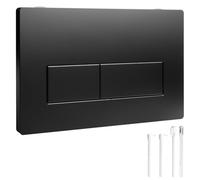 Plaque de commande WC compatible avec les séries Geberit Sigma, UP300 et UP320, 246 x 164 mm, plaque de déclenchement double chasse pour 2 chasse de quantité, avec kit de levier de chasse et cadre de