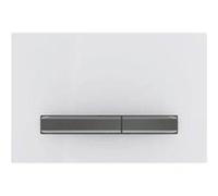 Geberit Sigma bouton de chasse d'eau pour WC blanc-noir 115.671.11.2