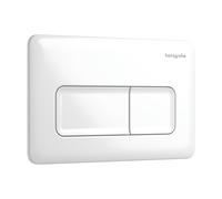 Plaque de commande wc iFrame Original Q pour bâti-support hansgrohe - Blanc brillant