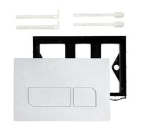 Plaque de commande WC - Pièce de rechange compatible avec Geberit Sigma01 UP300 et 320 - Blanc