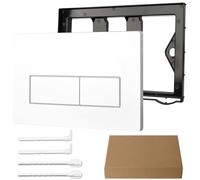 Plaque de commande WC,Plaque de rechange pour double chasse d'eau,Pièce de rechange pour réservoir d'eau,Compatible avec les panneaux de chasse Geberit Sigma 01/20/30/50 et UP 300/320