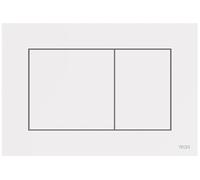 Plaque de commande WC série NOW - Couleur : CHROME MAT TECE